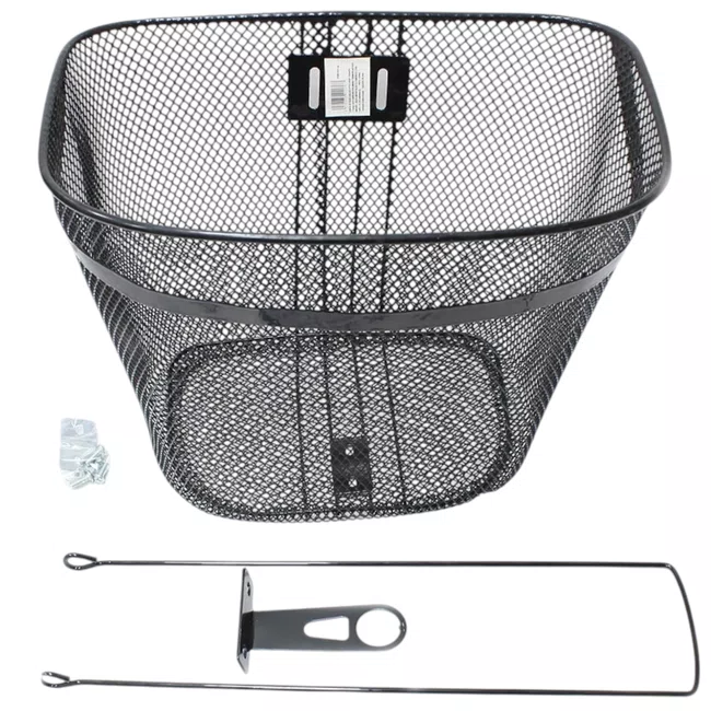 Cesta 26 Oval 485 Media Para Bicicleta e Triciclo Preta