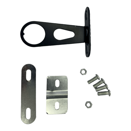 Cesta Telada Grande Preta com Kit para Fixação sobre a Roda Dianteira