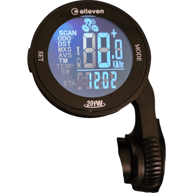 Ciclocomputador Elleven Redondo 20 Funções Wirelessㅤㅤㅤㅤ