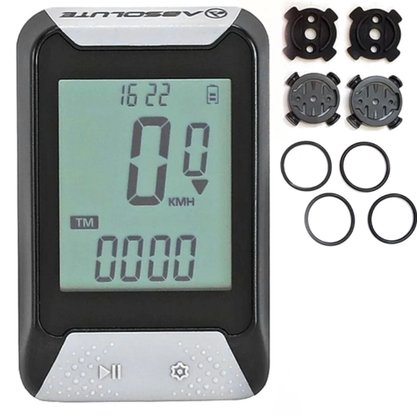 Ciclocomputador GPS Absolute Nero Preto e Cinza