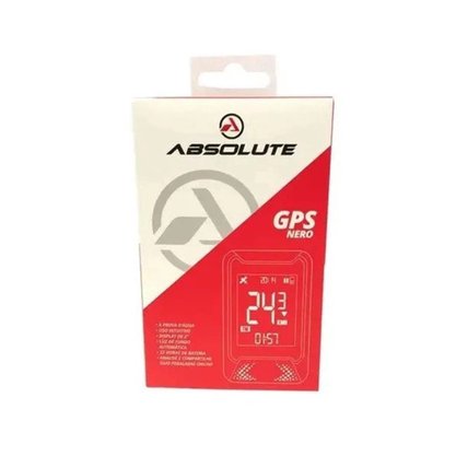 Ciclocomputador GPS Absolute Nero Preto e Cinza