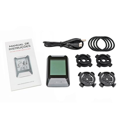 Ciclocomputador GPS Absolute Nero Preto e Cinza