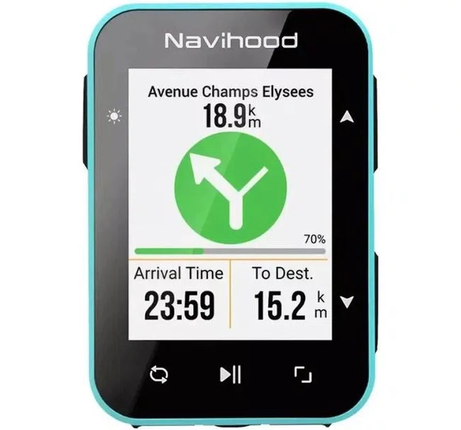 Cicloconputador gps navihood l2 azul (0124356)
