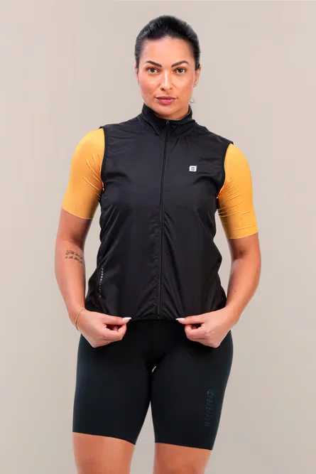 Colete Corta Venta Furbo Feminino Save Cinzaㅤㅤㅤㅤㅤㅤㅤㅤㅤㅤㅤ