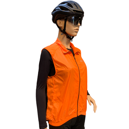 Colete Corta Vento Barbedo Laranja Fluor