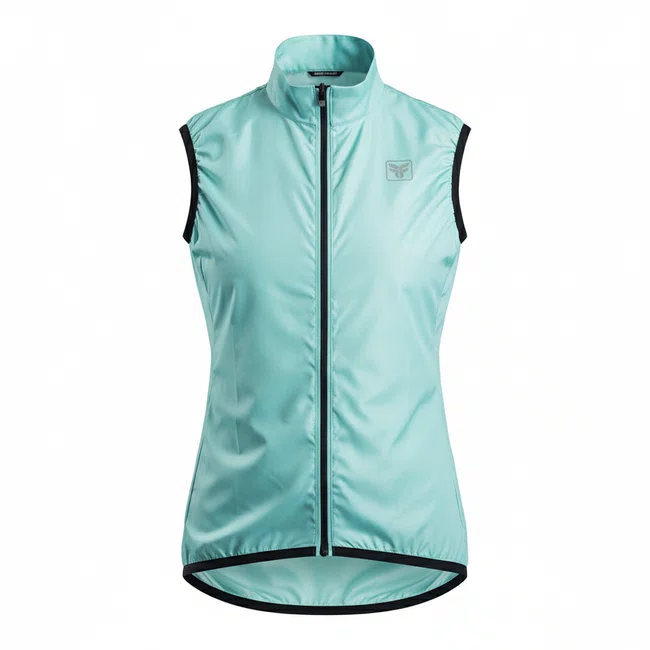 Colete Corta Vento Free Force Feminino Classic Turquesa