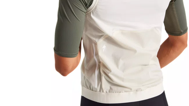 Colete Specialized Prime Corta Vento Feminino Branco P