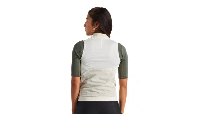 Colete Specialized Prime Corta Vento Feminino Branco P