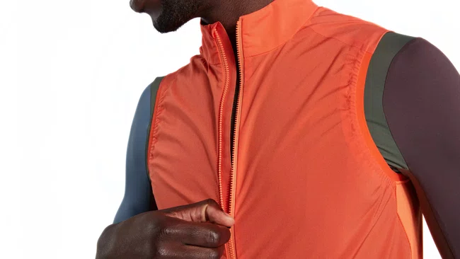 Colete Specialized Prime Corta Vento Masculino Laranja G