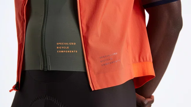 Colete Specialized Prime Corta Vento Masculino Laranja G