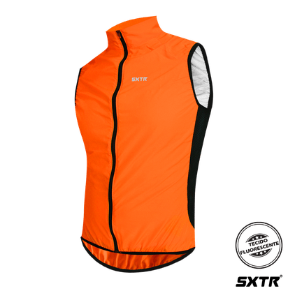 Colete Sport Xtreme Corta Vento Masculina Cor Laranja