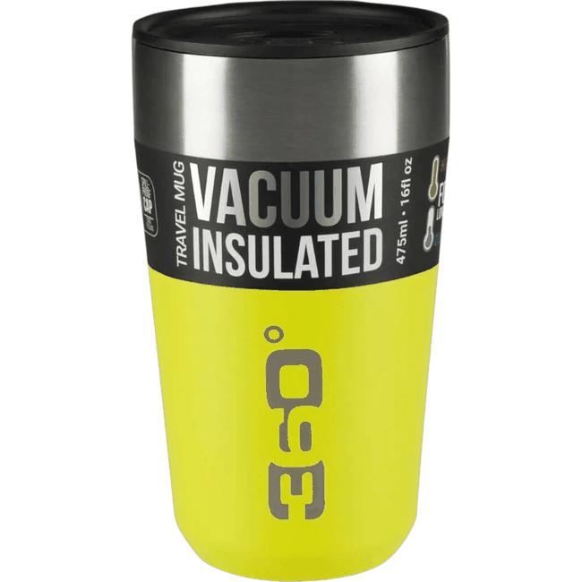 Copo Térmico 360° Degrees Camp Mug com Capacidade para 475ml Amarelo