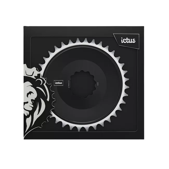 Coroa Ictus Direct 3MM AERO Black Sram 3 parafusos 34 Dentes
