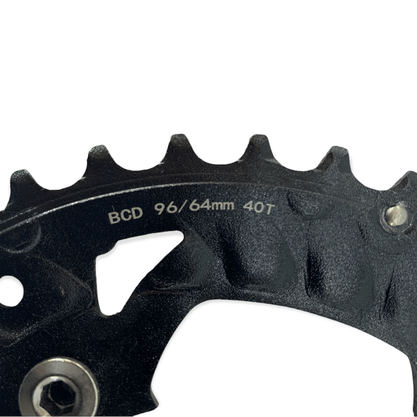 Coroa Xtime TSW BCD 96 para Pedivela Triplo 40 Dentes Indexada