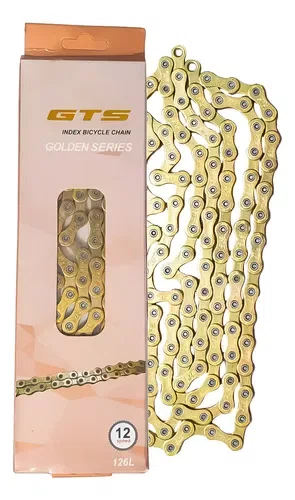Corrente gts index 12v dourada