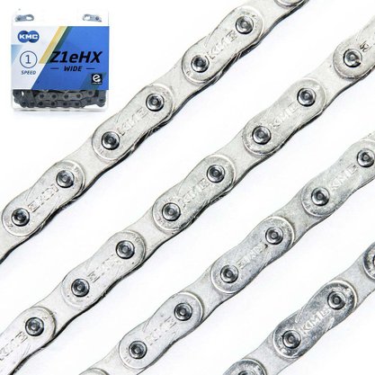 Corrente KMC Z1eHX-W 1 Velocidade Prata