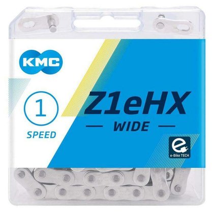 Corrente KMC Z1eHX-W 1 Velocidade Prata