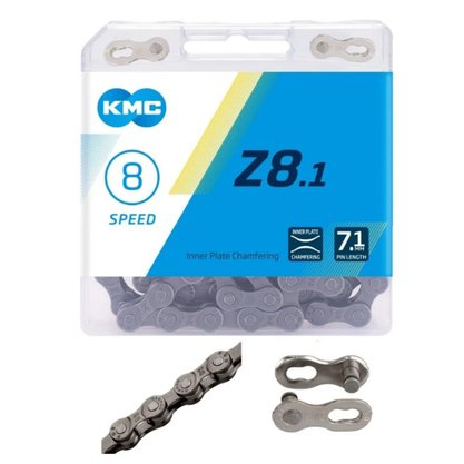 Corrente KMC Z8.1 116 Elos 8 Velocidades