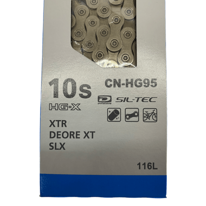Corrente Shimano XTR/Deore XT/SLX CN-HG95 10 Velocidades 116L