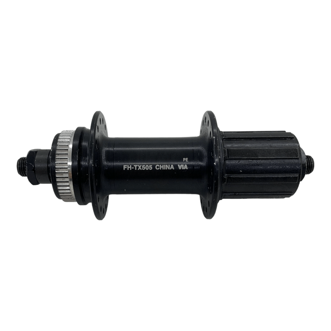 Cubo Diant/Tras Shimano 7/8/9/10 Velocidades TX-505 32 Furos Preto