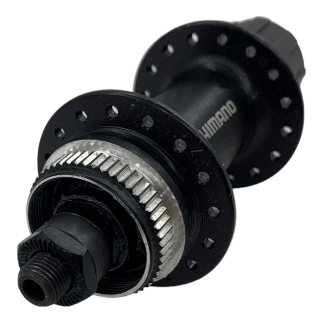 Cubo Diant/Tras Shimano 7/8/9/10 Velocidades TX-505 32 Furos Preto