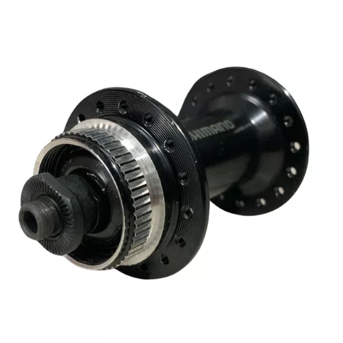 Cubo Dianteiro Shimano Tourney HB-TX505 32 Furos Center Lock Preto- Seminovo