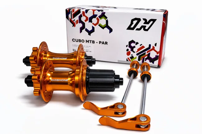 Cubo high one alum diant/tras disco c/bloc 36f laranja ( barulhento)