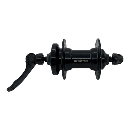 Cubo Inviktus Cassete 8/9/10/11v padrão Shimano 36f freio disco Alumínio Dt/Ts c/rolamento e blocagem Preto