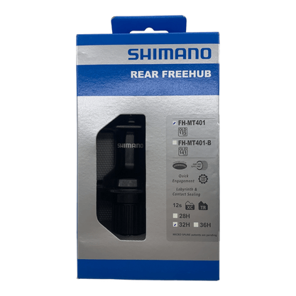 Cubo Traseiro Shimano FH-MT401 Micro Spline Center Lock 32F 12 Velocidades