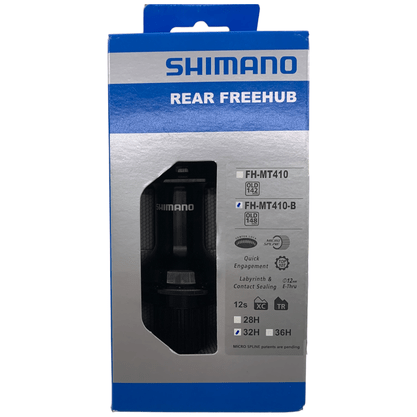 Cubo Traseiro Shimano FH-MT410-B Micro Spline Center Lock 12 Velocidades