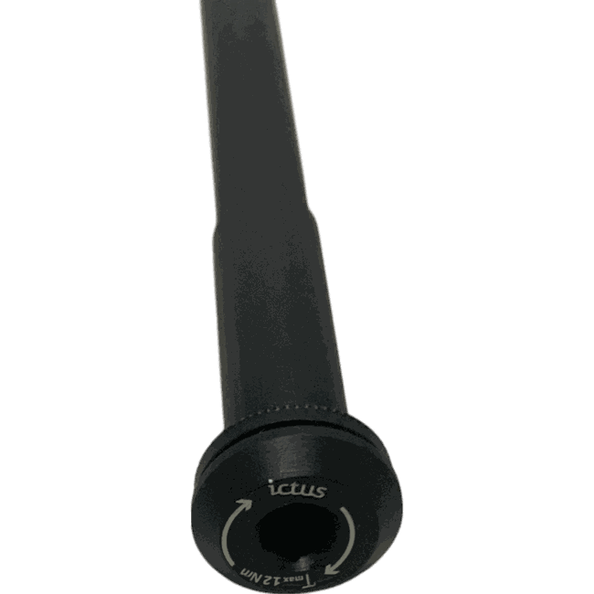 Eixo Passante Ictus 12mm Traseiro com Arruelaㅤㅤㅤㅤㅤㅤㅤㅤㅤㅤ