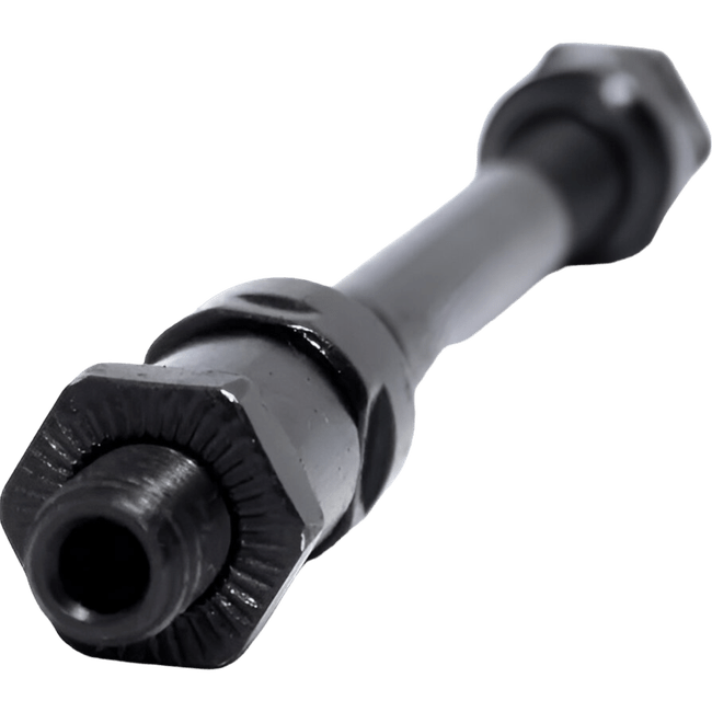 Eixo Traseiro Furado 3/8mm para Blocagem Preto