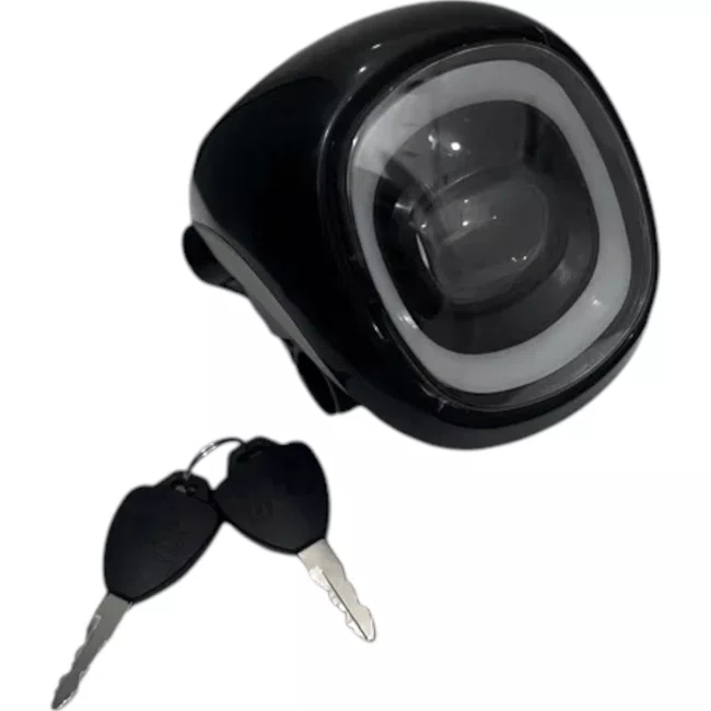 Farol Bike Eletrica Digital com Chave BX22 Modelo Novo