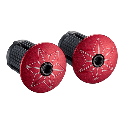 Fita de Guidão Supacaz Super Sticky Kush Tape Classic Preto e Vermelho