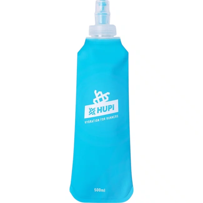 Garrafa Dobrável Hupi Soft Flask 500ml Azul Claro ㅤㅤㅤ