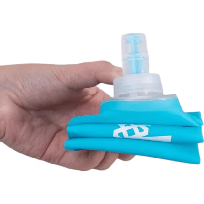 Garrafa Dobrável Hupi Soft Flask 500ml Azul Claro ㅤㅤㅤ