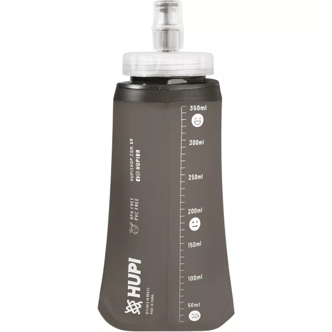 Garrafa Hupi Dobravel Soft Flask Cinzaㅤㅤㅤㅤㅤㅤㅤㅤㅤㅤㅤㅤㅤㅤㅤㅤㅤ