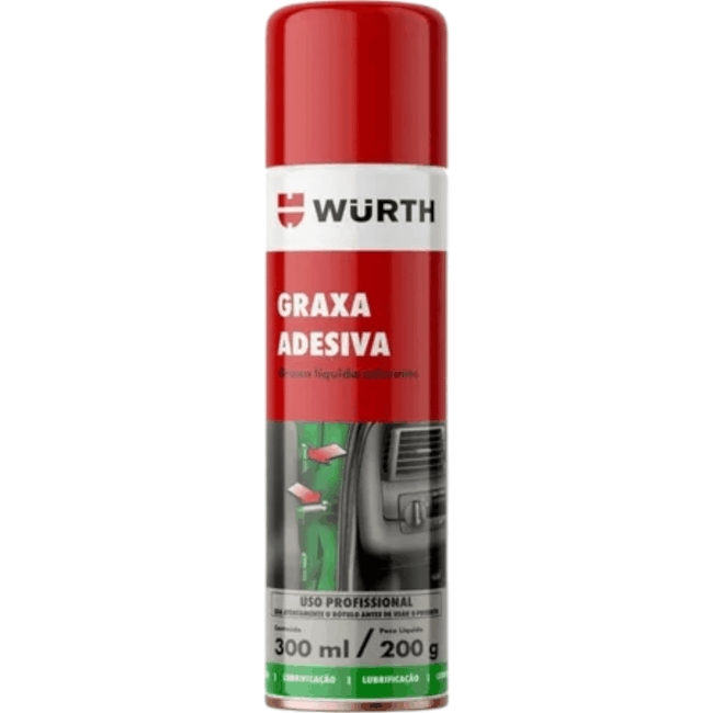 Graxa Wurth Adesiva 300ml/200 gr