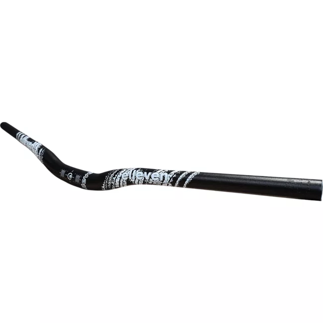 Guidão Elleven Alumínio T6 760 mm x 31.8 mm Preto e Branco