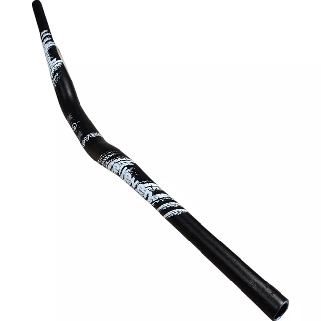 Guidão Elleven Alumínio T6 760 mm x 31.8 mm Preto e Branco
