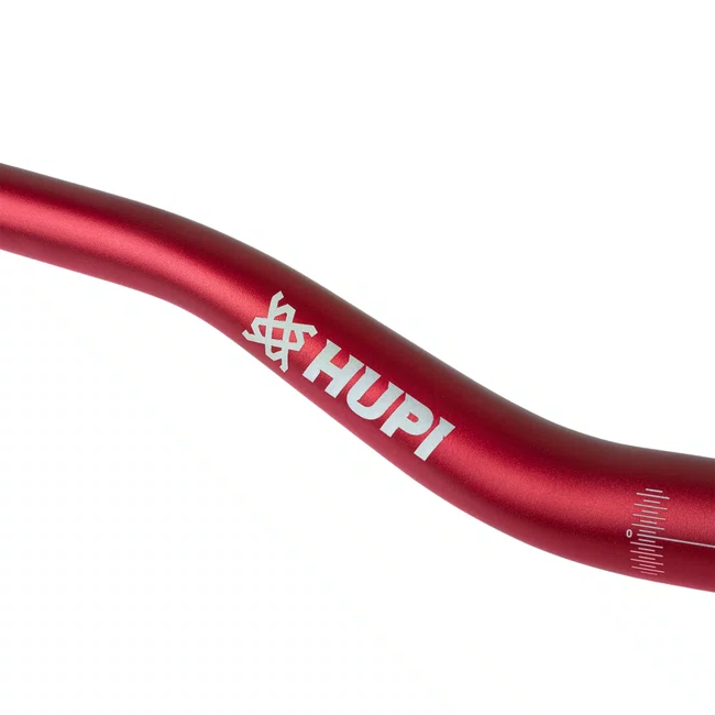 Guidão Hupi Pub Rise 31.8 x 800mm Vermelho