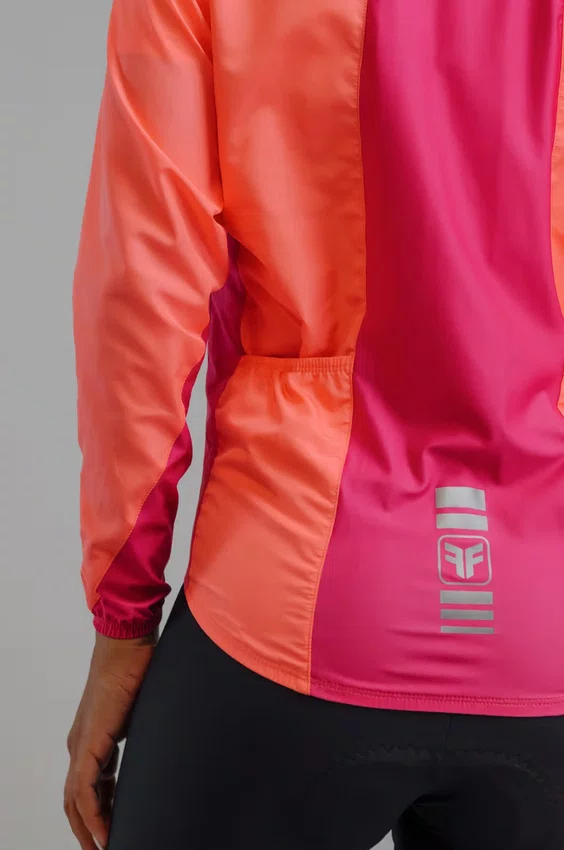 Jaqueta corta vento free force feminina classic izzet rosa/salmão