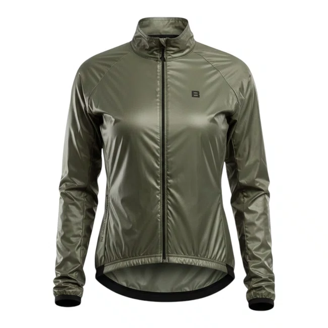 Jaqueta Corta Vento Furbo Feminino Pocket PP Verde Militar