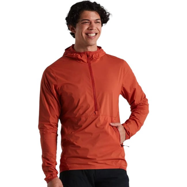 Jaqueta Corta Vento Specialized Trail Vermelho Escuro