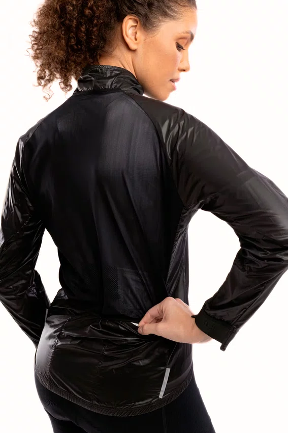 Jaqueta Furbo Feminina Corta Vento Pocket preta