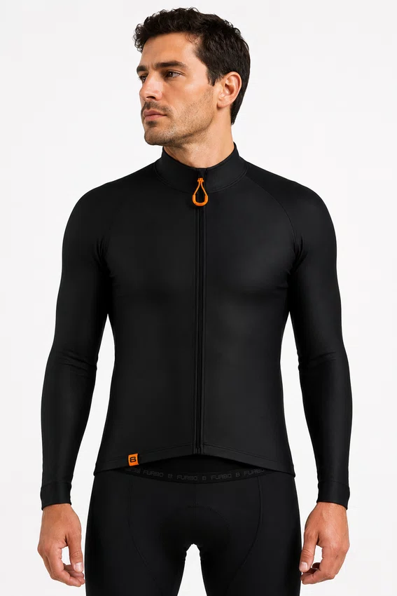 Jaqueta Furbo Masculina Theron Preta