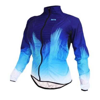 Jaqueta Corta Vento SportXtreme Active Sense Fem Roxo e Azul