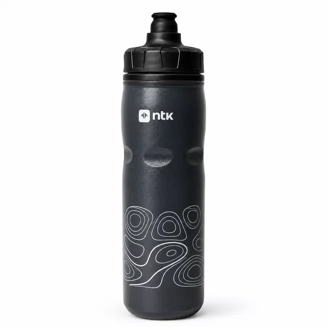 Kit 2 Caramanholas NTK Squeeze 600ml Preta/Preta