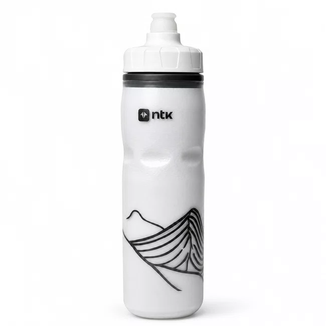 Kit 2 Caramanholas NTK Squeeze 600ml Preta/Branco