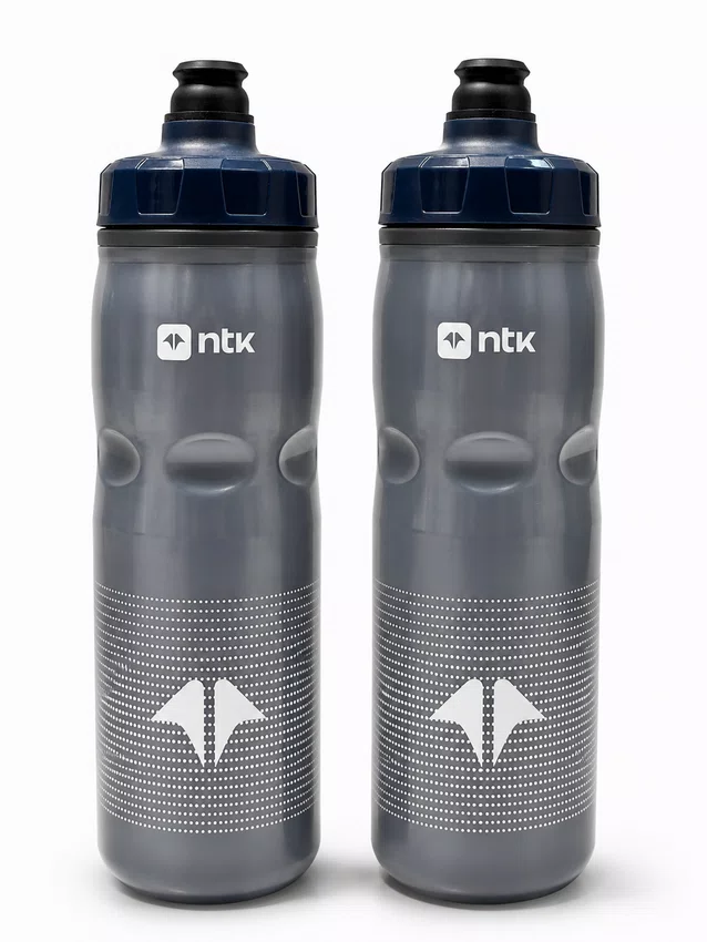 Kit 2 Caramanholas NTK Squeeze 600ml Azul/Azul